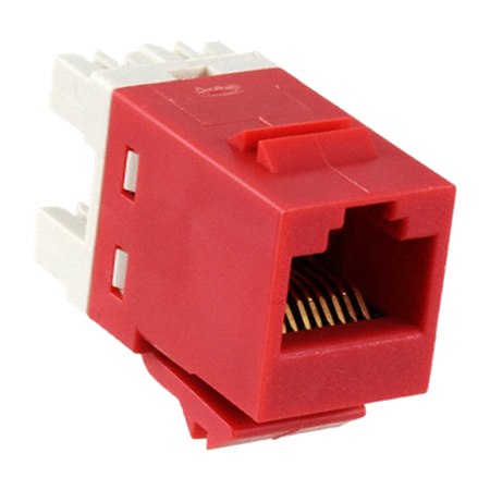JACK RJ45 CAT5E SERIE SL ROJO