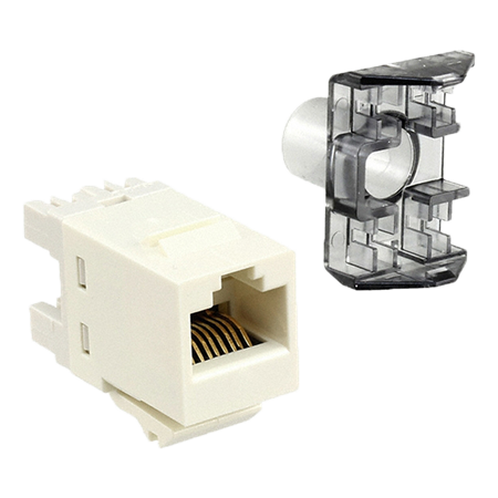 JACK RJ45 CAT6 BLANCO