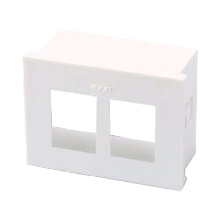 CAJA PORTA MODULO 2 RJ45 BL