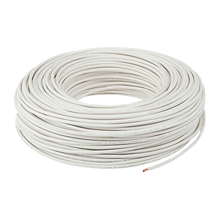 CABLE UNIPOL 2,5mm BLANC xMT