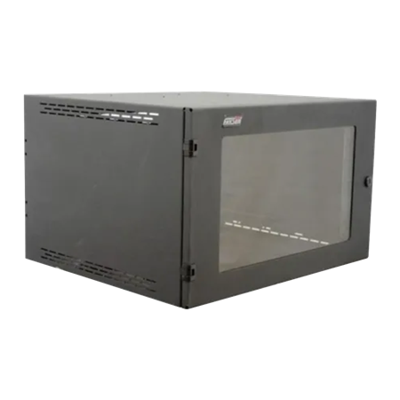 RACK MURAL 10Ux500mm NG VIDRIO