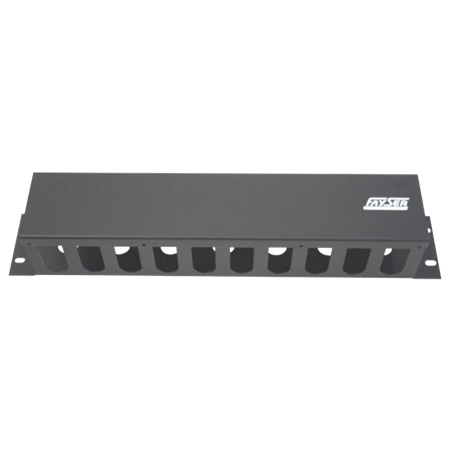 ORGANIZ CABLES HORIZ 2U C/TAPA