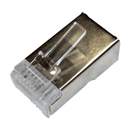 PLUG RJ45 CAT-5E BLINDADO