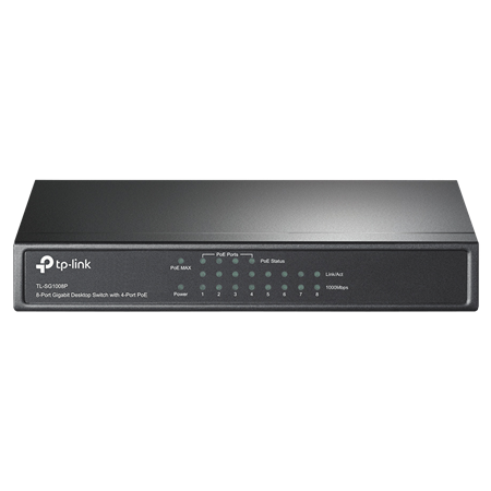 SWITCH 8P GIGA 4 POE