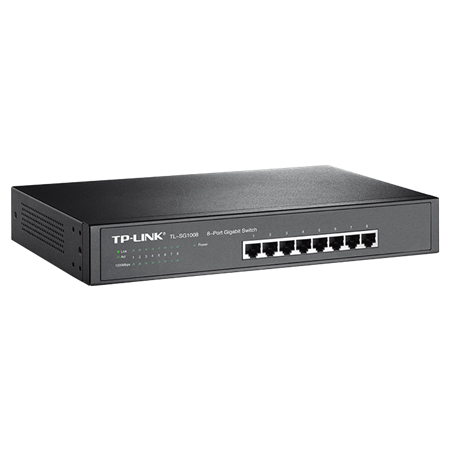SWITCH 8P GIGA RACK