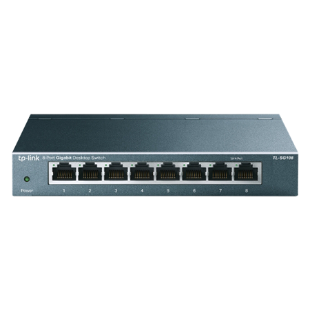SWITCH 8P GIGA METALICO