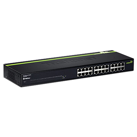 SWITCH 24P 10/100 GREENNET RM